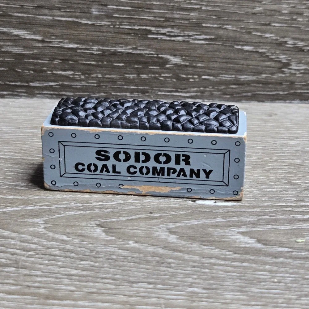 Thomas Wooden Railway Sodor Coal Company Grey Coal Cargo Block Learning Curve